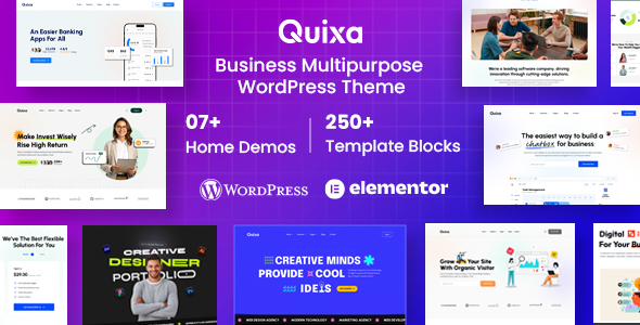 Quixa – Kreatives Business-WordPress-Template