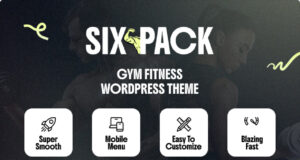 SixPack – Fitness-WordPress-Template