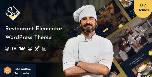 Sizlo – Restaurant Elementor WordPress Vorlage
