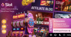 Slot – WordPress-Layout für Online-Casino und Wetten
