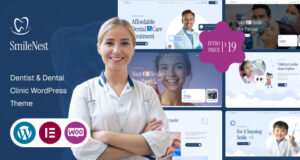 Smilenest – WordPress-Vorlage für Zahnärzte und Zahnkliniken
