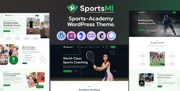 Sportsmi – WordPress-Template für Akademie und Training