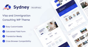 Sydney – Einwanderungs-WordPress-Template für Australien