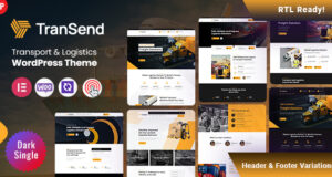 TransSend – Transport-WordPress-Template