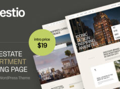 Westio – Immobilien- und Wohnungs-Landingpage-WordPress-Vorlage