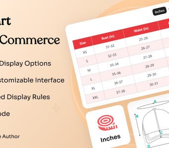 WooCommerce-Produktgrößentabelle WordPress-Plugin
