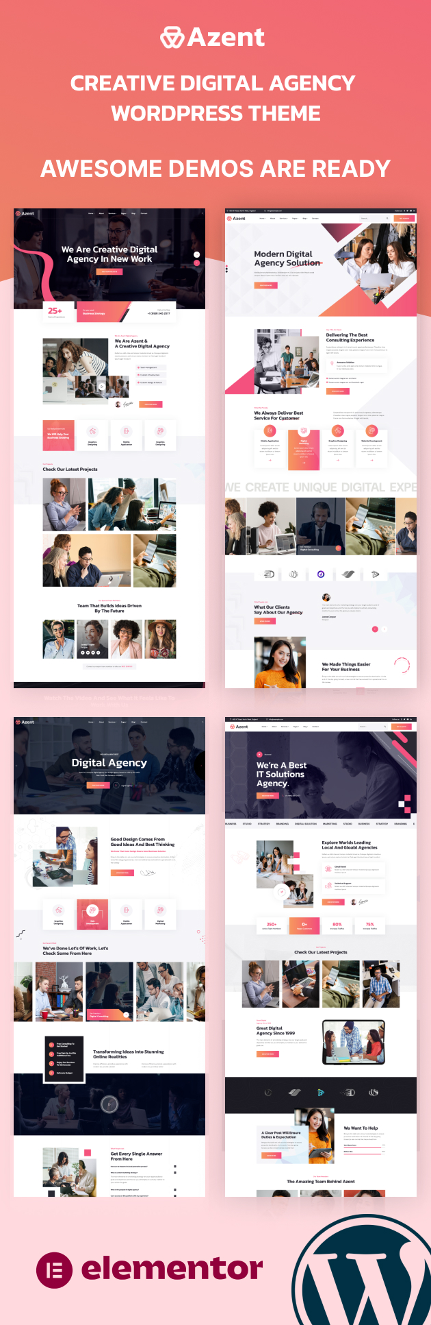 Azent – ​​WordPress-Theme für kreative digitale Agenturen – 2