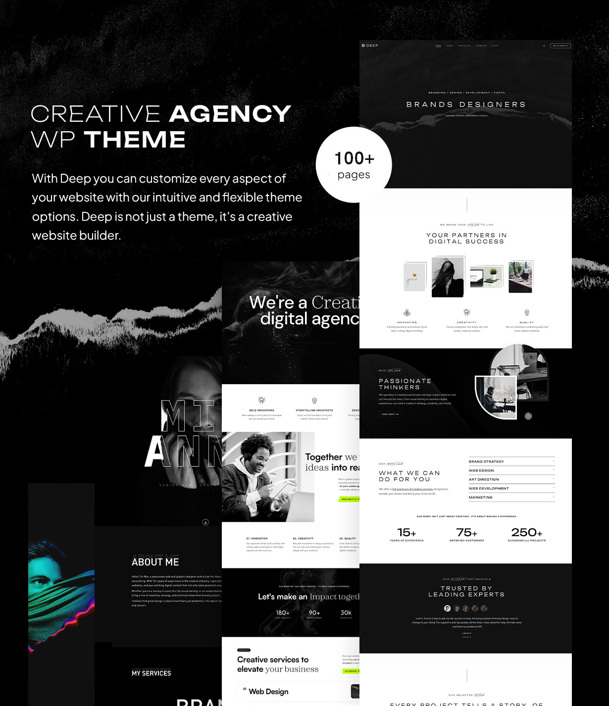Deep – WordPress-Theme für Kreativagentur und Portfolio – 1