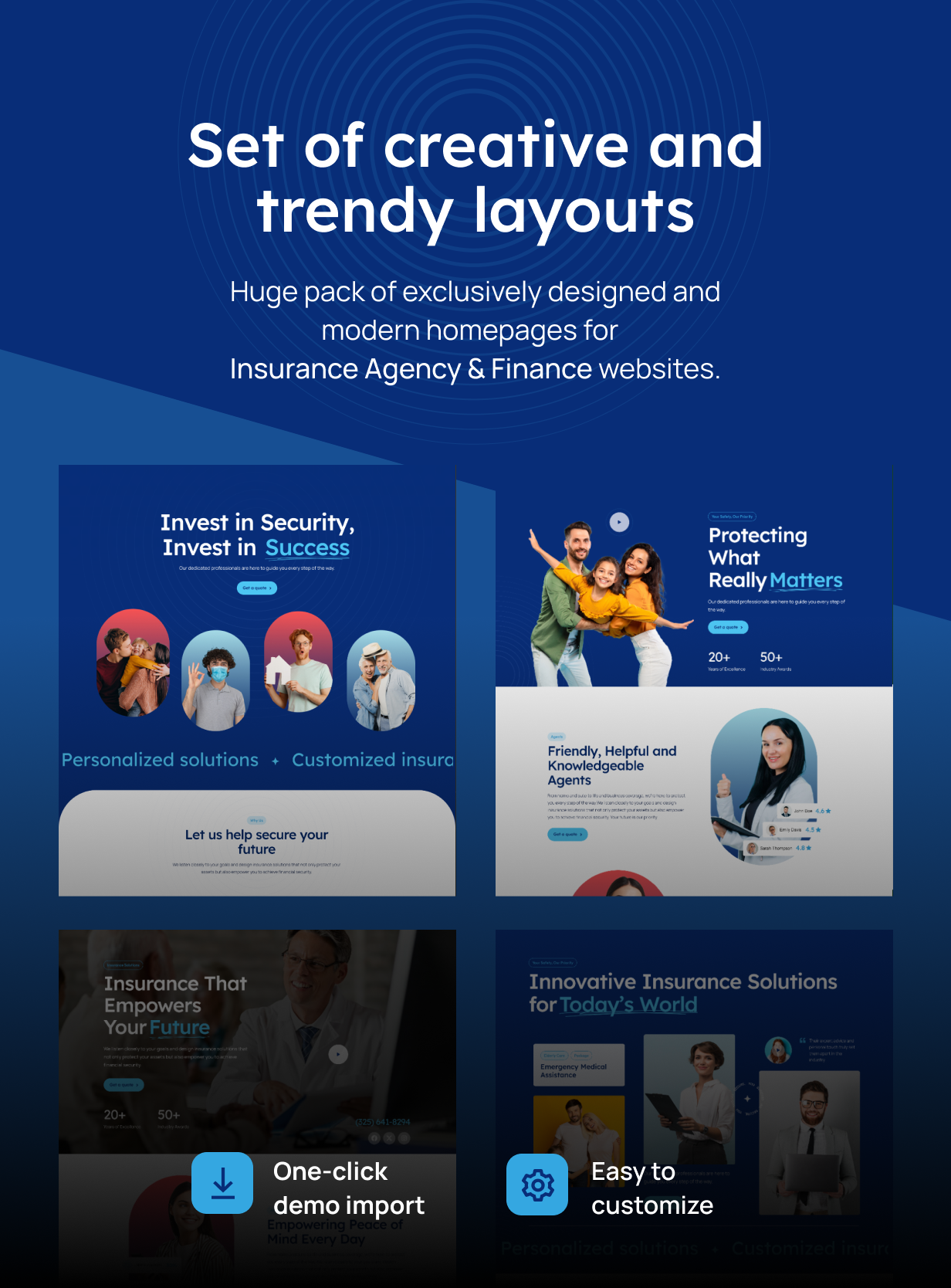 Insurana – WordPress-Theme für Versicherungsagentur und Finanzen