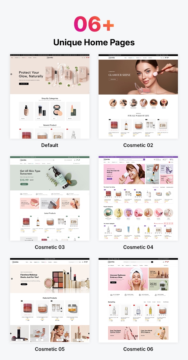 Cosmika – Schönheit, Kosmetik und Make-up Hautpflege WooCommerce WordPress Theme – 2