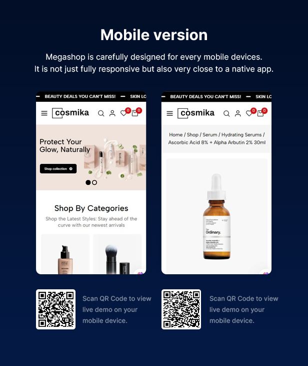 Cosmika – Schönheit, Kosmetik und Make-up Hautpflege WooCommerce WordPress Theme – 5