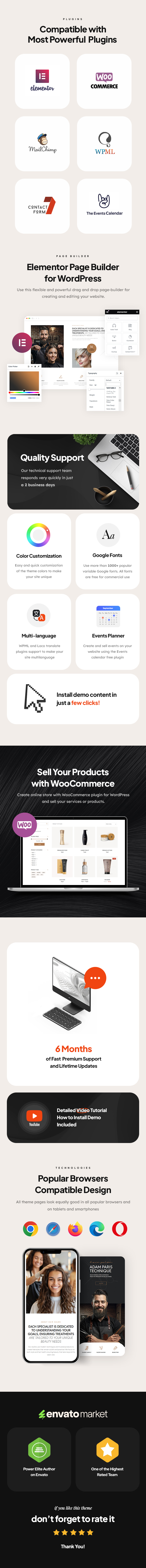 Haare – Barbershop & Friseur WordPress Theme – 5