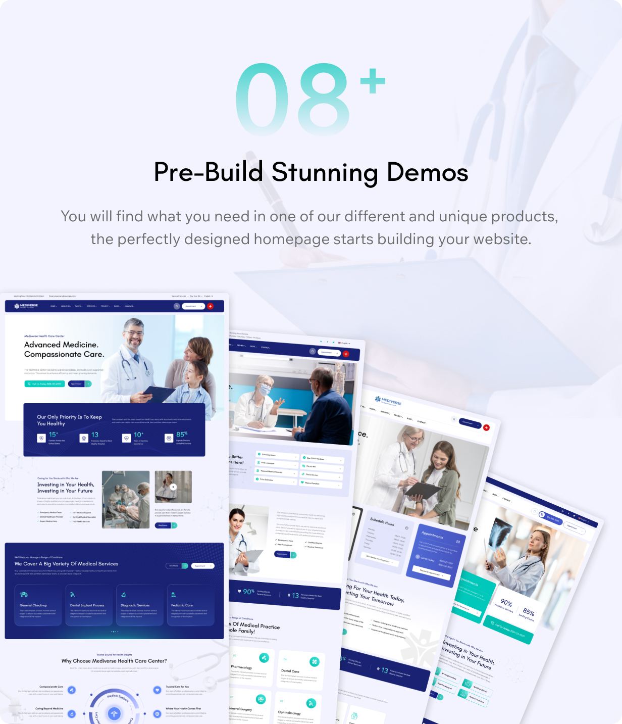 Mediverse – WordPress-Theme für Gesundheitsmedizinkliniken – 6