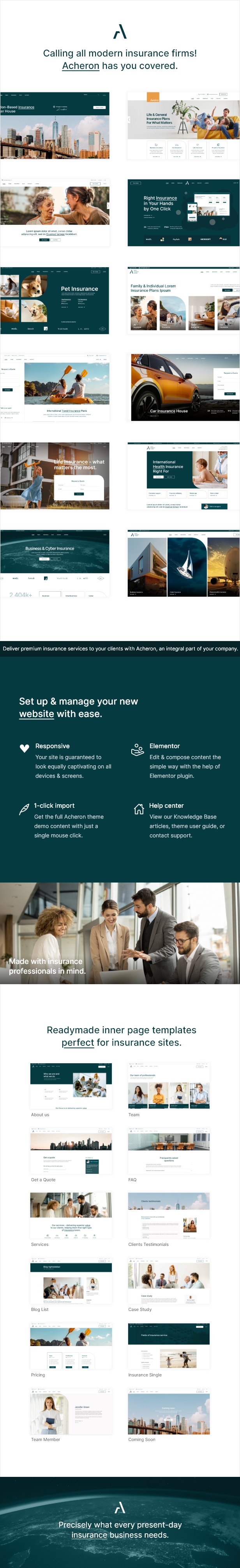 Acheron – Versicherungs-WordPress-Theme – 1