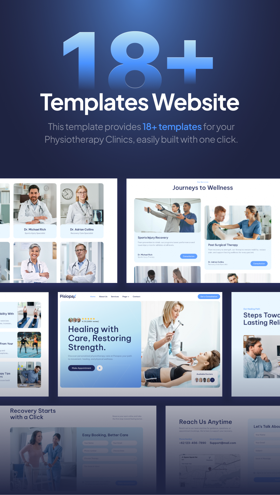 Pisiopax – Physiotherapieklinik Gutenverse FSE WordPress Theme – 5