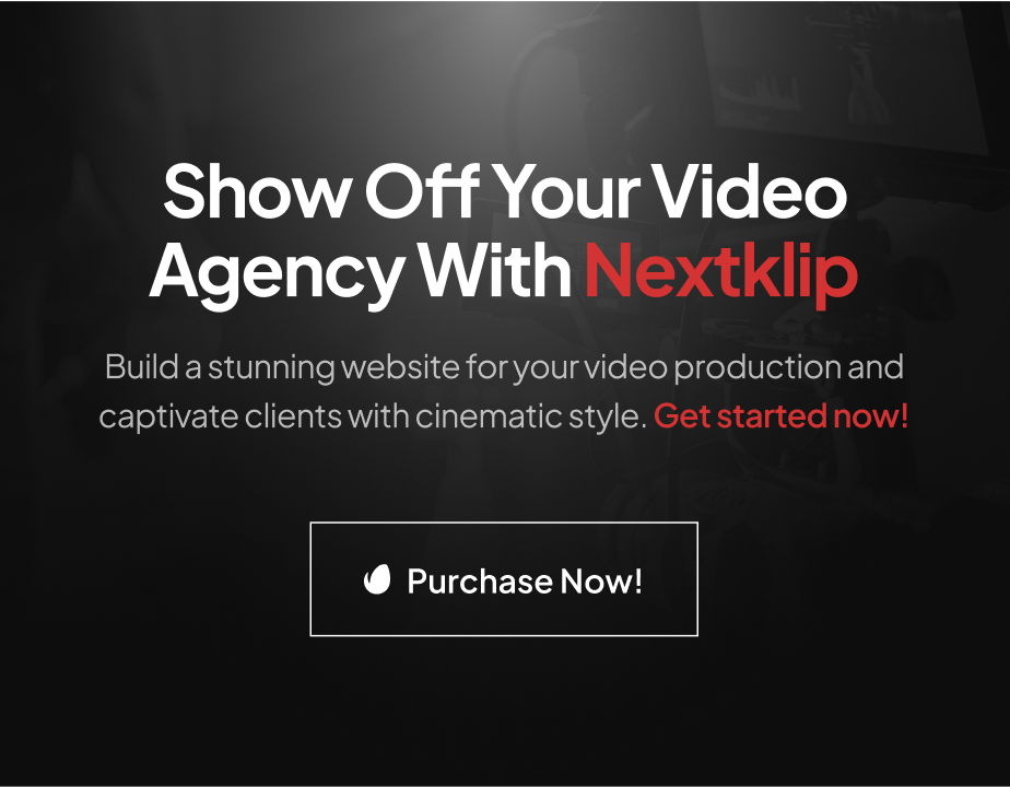Nextklip – Videoproduktionsagentur Gutenverse FSE WordPress Theme – 12