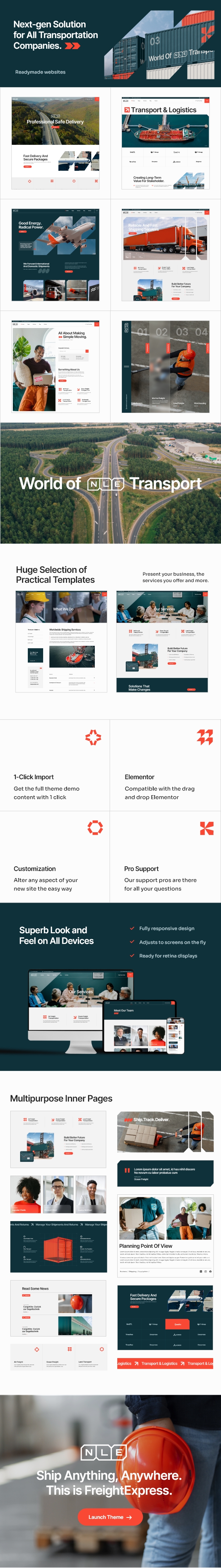 FreightExpress – WordPress-Theme für Transport und Logistik – 1