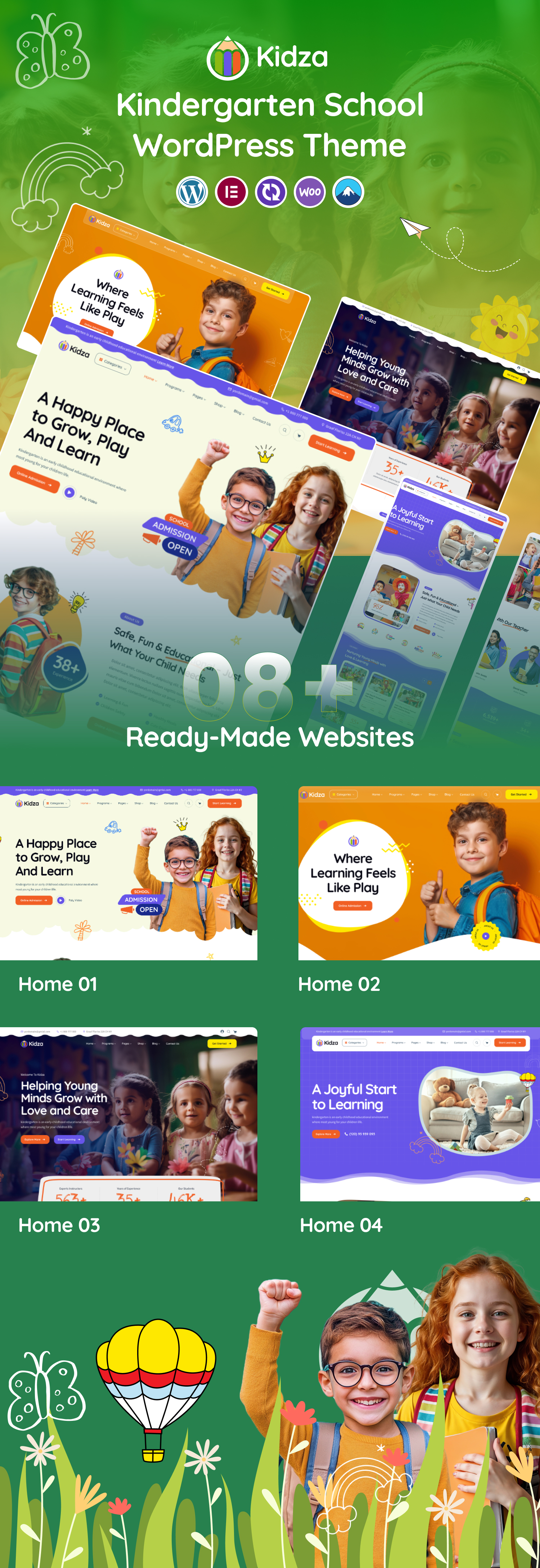 Kidza – Kindergarten-WordPress-Theme für PreScool – 5