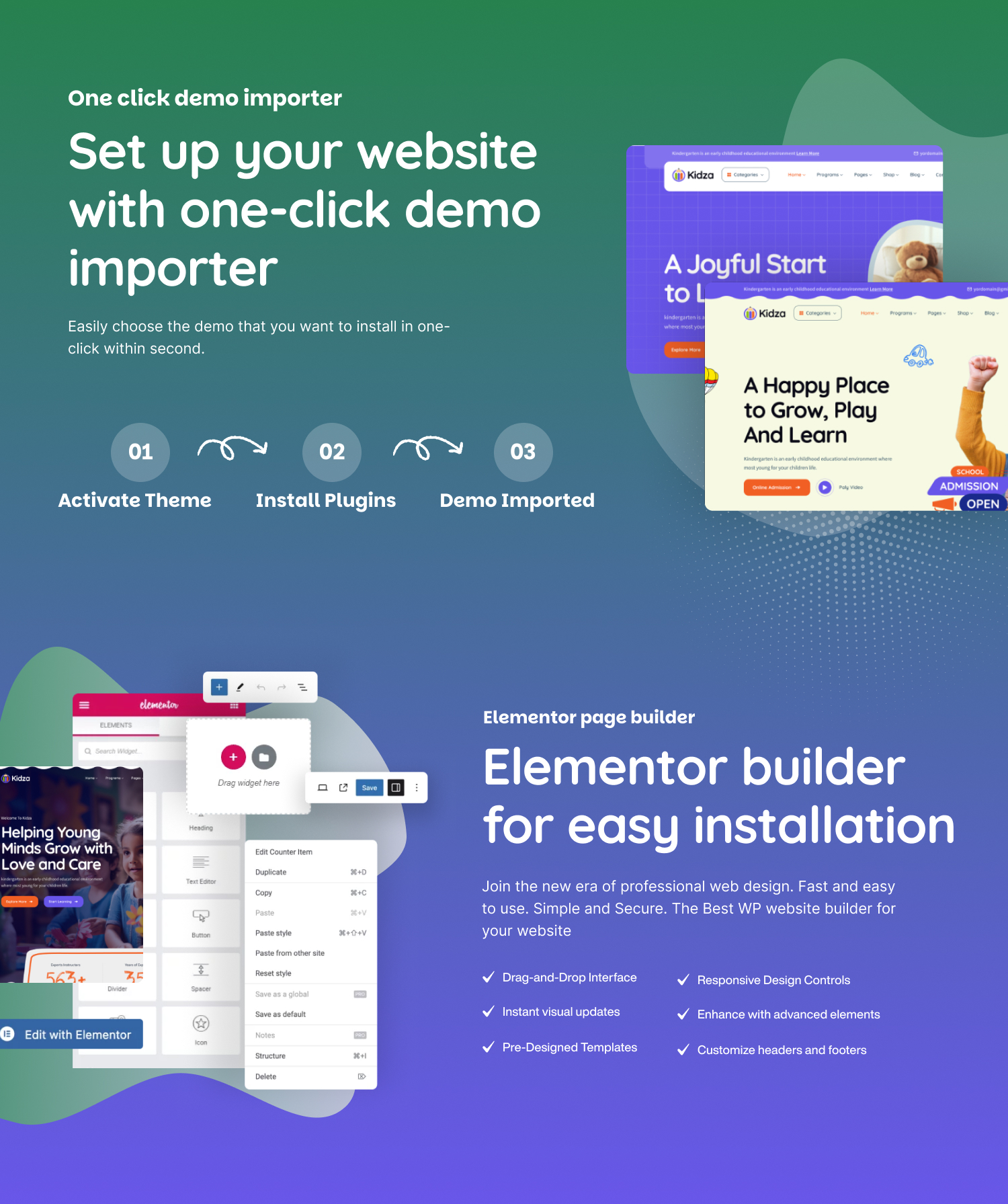 Kidza – Kindergarten-WordPress-Theme für PreScool – 6