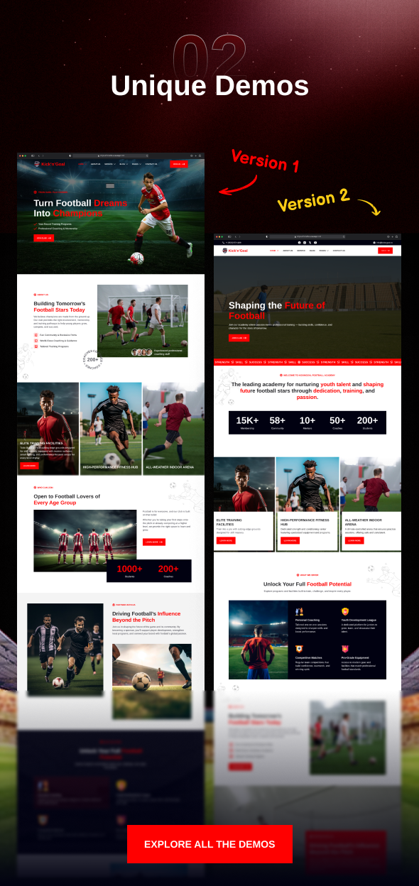 KicknGoal – Fußball- und Fußballverein-WordPress-Theme – 2