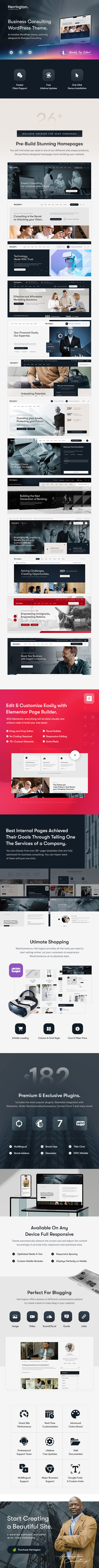 Herrington – WordPress-Theme für Unternehmensberatung – 7