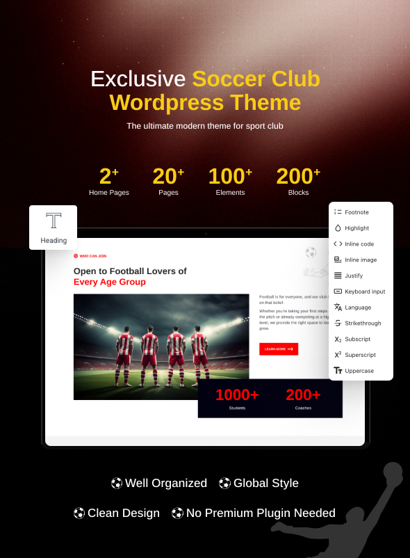 KicknGoal – Fußball- und Fußballverein-WordPress-Theme – 4