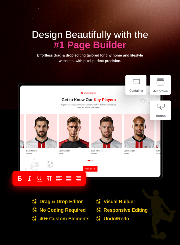 KicknGoal – Fußball- und Fußballverein-WordPress-Theme – 5