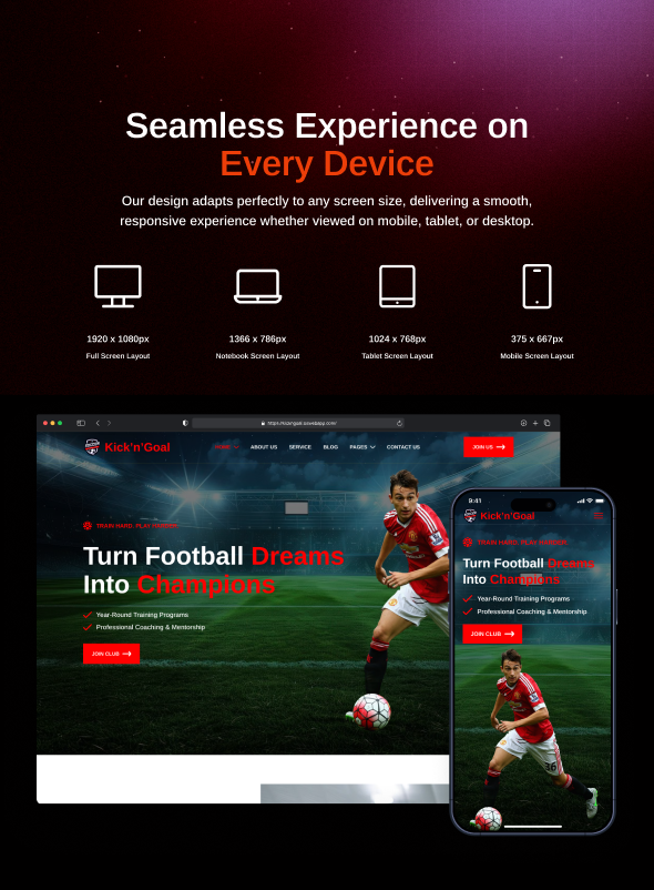 KicknGoal – Fußball- und Fußballverein-WordPress-Theme – 6