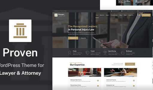 Bewährt – WordPress-Layout für Anwälte und Anwälte