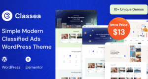 Classea – Kleinanzeigen und Listing-WordPress-Vorlage
