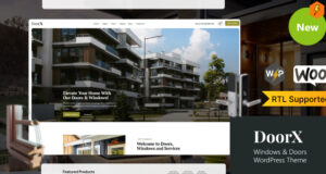 DoorX – WordPress-Vorlage für Windows und Türen