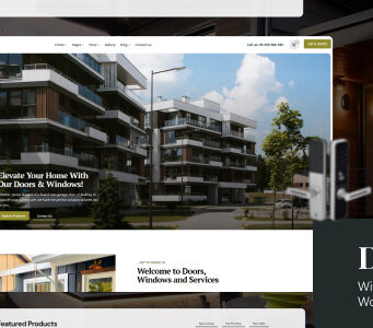 DoorX – WordPress-Vorlage für Windows und Türen