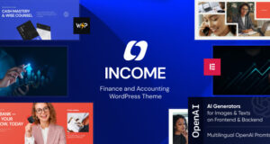 Einkommen – WordPress-Template für Finanz- und Beratungsunternehmen