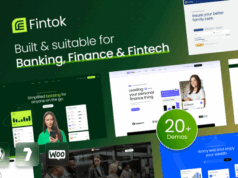 Fintok – WordPress-Template für Banken, Finanzen und Fintech