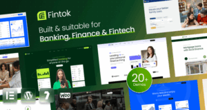 Fintok – WordPress-Template für Banken, Finanzen und Fintech