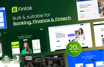 Fintok – WordPress-Template für Banken, Finanzen und Fintech
