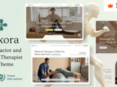 Flexora – WordPress-Vorlage für Chiropraktiker und Physiotherapeuten