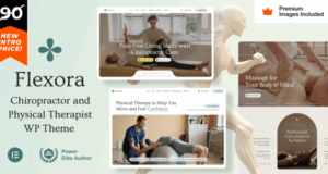 Flexora – WordPress-Vorlage für Chiropraktiker und Physiotherapeuten
