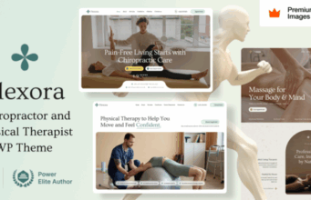 Flexora – WordPress-Vorlage für Chiropraktiker und Physiotherapeuten