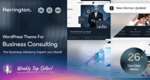 Herrington – WordPress-Vorlage für Unternehmensberatung