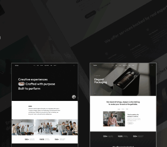 Karbon – Minimales Portfolio-WordPress-Vorlage