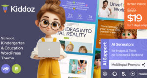 Kiddoz – WordPress-Template für Schule, Kindergarten und Bildung