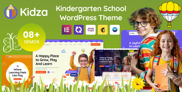 Kidza – Kindergarten-WordPress-Layout für PreScool
