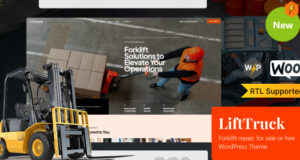 LiftTruck – Gabelstaplervermietung, Dienstleistungen und Händler-WordPress-Template