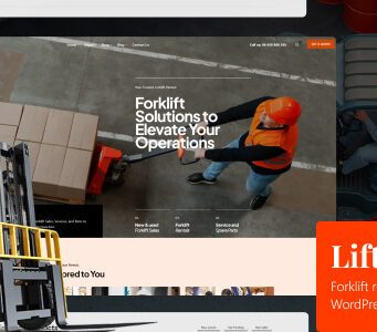 LiftTruck – Gabelstaplervermietung, Dienstleistungen und Händler-WordPress-Template