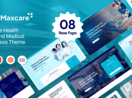 Maxcare – WordPress-Template für Gesundheit und Medizin