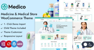 Medico – WordPress-Layout für Medizin- und Gesundheitsgeschäfte