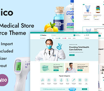 Medico – WordPress-Layout für Medizin- und Gesundheitsgeschäfte