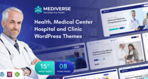 Mediverse – WordPress-Vorlage für Gesundheitskliniken