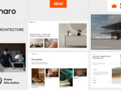 Minnaro – WordPress-Template für Innenarchitektur und Architektur
